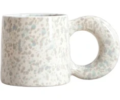 Homla MORNE Spotted Pilkas Mug, 300 ml