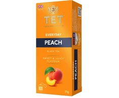 Juodas tea True English Tea Everyday Peach, 20 pcs.