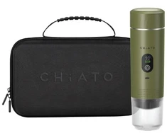 Kavos aparatas CHiATO brewPLAY Smart Traveller Portable Espresso Maker Set – Žalias