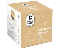 Kavos kapsulės, suderinamos su NESCAFÉ® Dolce Gusto® Charles Liégeois Café au lait, 16 vnt.