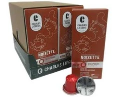 Kavos kapsulės, suderinamos su Nespresso® Charles Liégeois Noisette, 10 vnt.