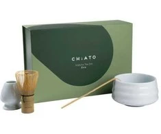 Matcha tea set CHiATO Zen Pure Baltas – Baltas