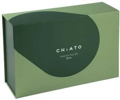 Matcha tea set CHiATO Zen Yin Yang – Baltas / Juodas