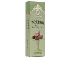 Milk chocolate butter wafer rolls with pistachio cream Laurence Pouraki Pistachio, 4 x 30 g