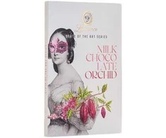 Milk chocolate with orchids Laurence, 80 g
