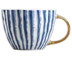 Mug Homla ARWAL Mėlyna Stripes, 450 ml