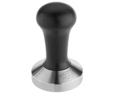 Nerūdijantis plienas tamper with a wooden handle Motta, 51 mm – Juodas