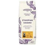 Organic coffee beans Löfbergs Ethiopian Sidamo Fairtrade, 500g