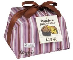 Panettone with figs and raisins Zaghis Fichi e Uvetta, 750 g