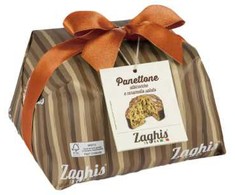 Panettone with salted caramel and apricots Zaghis Albicocca e Caramello, 750 g