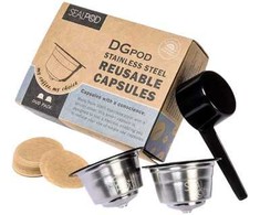 Reusable capsules compatible with NESCAFÉ® Dolce Gusto® Sealpod Duo Pack