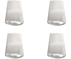 Salt&amp;Pepper Set of glasses S P Collection Ray, 4 x 300 ml
