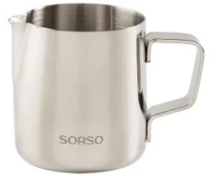 SORSO Barista milk pitcher, stainless steel, 150 ml - sidabrinis