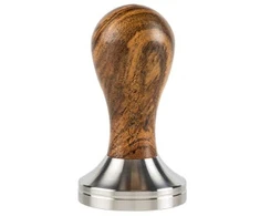 SORSO Barista tamper, stainless steel, with a wooden handle, 51 mm – Brown