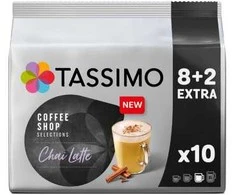 „Tassimo Chai Latte“ kapsulės (suderinamos su „Bosch Tassimo“ kapsuliniais kavos aparatais), 8 vnt.