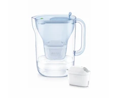Vandens filtravimo ąsotis BRITA Style Eco 2.4L, mėlynos spalvos su 2x MAXTRA PRO filtrais +DOVANA Brita gertuvė