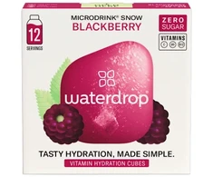 Waterdrop Microdrink Blackberry Vitamin Drink Cubes, 12 pcs.