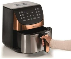 4628 Ariete Airy Fryer Metal/Gold 7L karšto oro gruzdintuvė