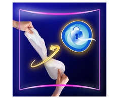 Always Platinum Secure Night Extra Size 5 Higieniniai Paketai su Sparneliais, 8 vnt.