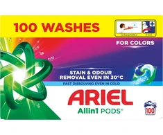 Ariel All-in-1 Pods Color Želinės Skalbimo Kapsulės, 100 Kapsulės