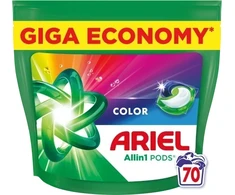 Skalbimo kapsulės Ariel All-in-1 Pods „Color“, (70 kapsulių)