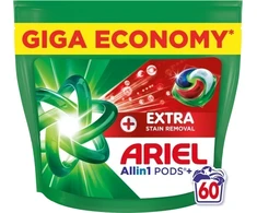 Skalbimo kapsulės Ariel All-in-1 PODs +Extra Clean Power (60 skalbimų)
