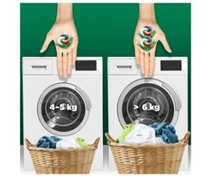 Skalbimo kapsulės Ariel All-in-1 Pods+ Extra Clean Power, (88 skalbimai)