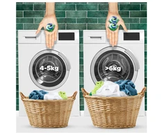 Ariel All-in-1 PODs +Touch of Fresh Air Lenor Skalbimo Kapsulės, 44 Skalb