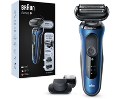 Braun | Shaver | 61-B1500s | Operating time (max) 50 min | Wet &amp; Dry | Mėlyna/Juodas