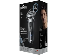 Braun 72-G1200s barzdaskutė Series 7 pilkas
