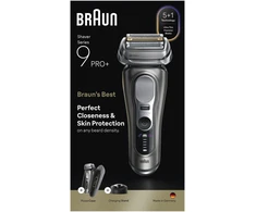 Braun 9625S Barzdaskutė Series 9 PRO+ Power Case / pilkas