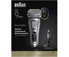Braun 9667CC Barzdaskutė Series 9 PRO+ Clean&amp;Charge / sidabrinis