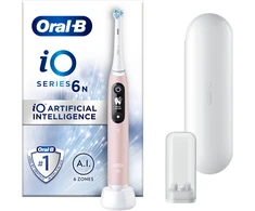 Elektrinis dantų šepetėlis Oral-B iO 6N, iOM6.1A6.1K, rožinis