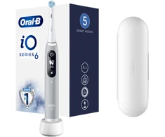 Elektrinis dantų šepetėlis Braun iOM6.1A6.1K Oral-B iO6, pilkos spalvos