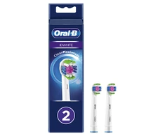 Oral-B Braun EB18-2 3D Baltas Elektrinio Dantų Šepetėlio Galvutės