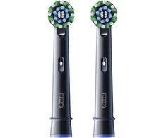 Dantų šepetėlio galvutės Oral-B EB50-2 Cross Action Pro, juodos spalvos, 2 vnt.