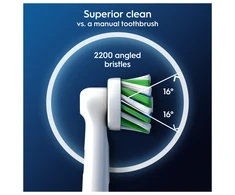 Braun Oral-B EB50-6 Cross Action Pro Dantų Šepetėlio Galvutės, 6 Vnt.