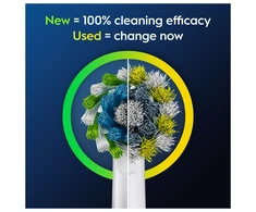 Braun Oral-B EB50-8 Cross Action Pro Dantų Šepetėlio Galvutės, 8 Vnt.