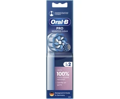 Braun Oral-B EB60-2 Jautrus Clean Pro Dantų Šepetėlio Galvutės, 2 Vn