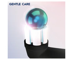 Braun SB-4 Oral-B iO Gentle Care Juodas keičiamos dantų šepetėlio galvutės 4 vnt.