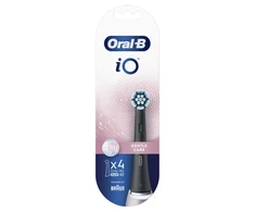 Dantų šepetėlis Braun SB-4 Oral-B iO Gentle Care Juodas keičiamos dantų šepetėlio galvutės 4 vnt.