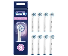 EB60-8 Braun Oral-B SENSITIVE Labai labai plonas Elektrinio Dantų Šepetėlio Galvutės