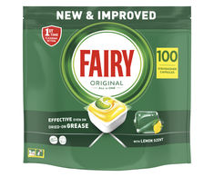 Procter Gamble Fairy Platinum All In One Lemon Indaplovių Tabletės, 100 Tabl.