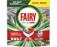 Indaplovių kapsulės Fairy Platinum Plus All In One Lemon, 88 vnt.