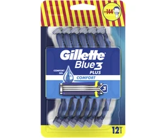 Gillette Blue3 Comfort Vienkartiniai Skustuvai Vyrams, 12 vnt.