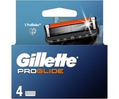 Gillette Fusion Proglide Keičiamosios Skutimosi Galvutės 4 Vnt