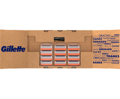 Gillette Fusion5 Power Skustuvas Vyrams + 12 Skutimosi Galvučių
