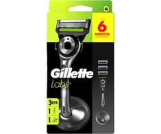 Gillette Labs Skustuvas Vyrams + 3 skutimosi galvutės, magnetinis stovas