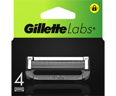 Gillette Labs Skustuvo Vyrams Peiliukai, 4 Skustuvo Galvučių