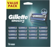 Gillette Mach3 Skustuvo Vyrams Galvutės 16 vnt